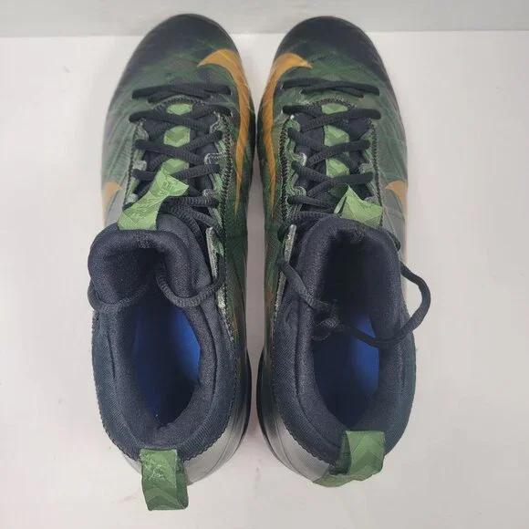 Nike Field General 3 Elite TD Men's Green Gold Football Cleats Us Size 12 - Picture 5 of 9